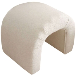 Σκαμπό Nu Teddy 383EVN1116 51x46x45cm Cream