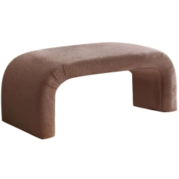 Σκαμπό Nu Bench Teddy 383EVN1118 106x46x45cm Brown