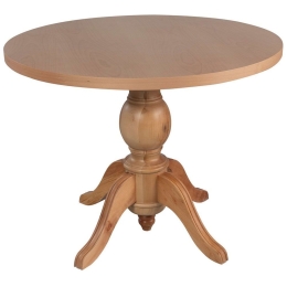 Τραπέζι Roma 117FRF1267 Φ100x75cm Oak Ξύλο