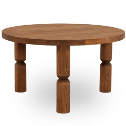 Τραπέζι Σαλονιού Ida 552NOS2389 70x70x40cm Chestnut