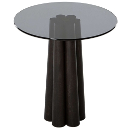 Τραπεζάκι Βοηθητικό Thales 552NOS2398 50x50x50cm Dark Grey-Black