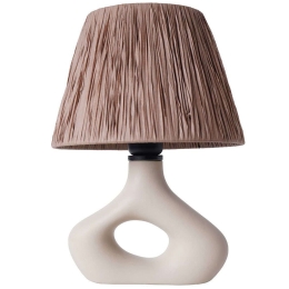 Φωτιστικό Επιτραπέζιο 687HMY2249 24x40cm E27 40W Multi-Brown Opviq