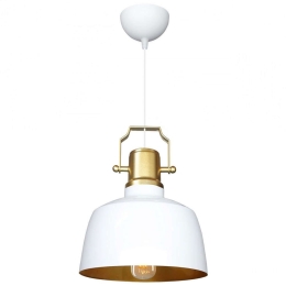 Φωτιστικό Οροφής 780SGN4606 Φ22x120cm 1xE27 40W White-Gold Opviq