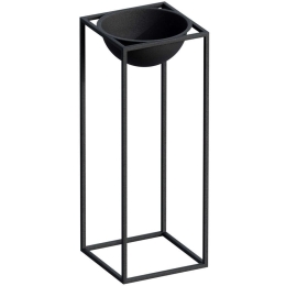 Κασπώ 247HFM1176 22x22x60cm Black Aberto Design Μέταλλο