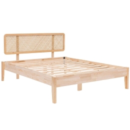 Κρεβάτι Izabelya (Για Στρώμα 100x200cm) 284MTL1109 112x205x90cm Natural Μονό