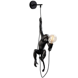 Φωτιστικό Τοίχου - Απλίκα Singe 897TNL1101 24x24x68cm 1xE27 40W Black Opviq