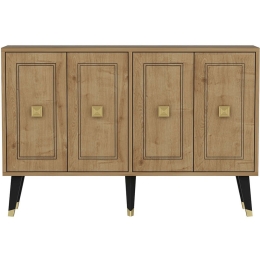 Μπουφές Hartin 327ODS1226 120x30x80cm Oak Μοριοσανίδα, Μελαμίνη