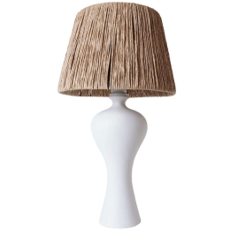 Φωτιστικό Επιτραπέζιο 687HMY2298 33x63cm E27 40W Natural-White Opviq