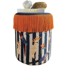 Σκαμπό Jungle Scar Birdy 741QNF1124 45x60cm Multi