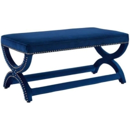 Σκαμπό Felice Babyface 741QNF1144 120x40cm Dark Blue