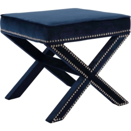Σκαμπό Pelona Babyface 741QNF1163 40x60cm Dark Blue
