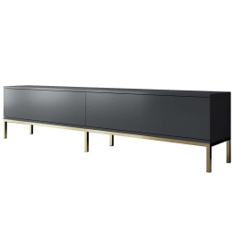 Έπιπλο Τηλεόρασης Lord 618BLY1187 180x30x47cm Anthracite-Gold