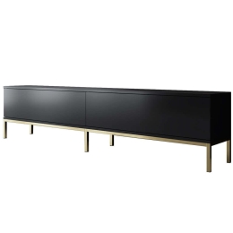 Έπιπλο Τηλεόρασης Lord 618BLY1212 180x30x47cm Black-Gold