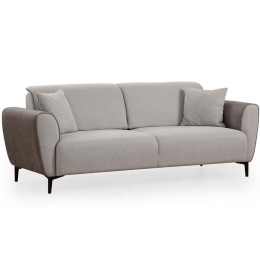 Καναπές - Κρεβάτι Τριθέσιος Aren 560ARE2229 215x85x85cm Grey