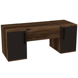 Τουαλέτα Με Καθρέπτη Mercan 550ARN2794 100x35,5x74,1cm Walnut-Anthracite