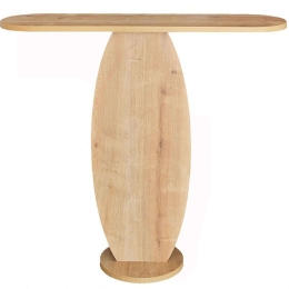 Κονσόλα Ellittica 552NOS2496 100x30x81cm Oak Μοριοσανίδα, Μελαμίνη