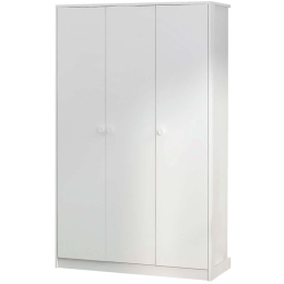 Ντουλάπα Τρίφυλλη Life 382NRC1250 120x48x182cm White Τρίφυλλη