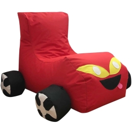 Πουφ Παιδικό Αδιάβροχο Car 535PFT1175 50x90x70cm Red