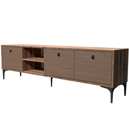 Έπιπλο Τηλεόρασης Vision 389MZA1179 180x35x45,5cm Walnut