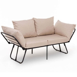 Καναπές - Κρεβάτι Διθέσιος Viper 859FTN2859 859FTN2859 150x60x78cm Cream