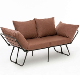 Καναπές - Κρεβάτι Διθέσιος Viper 859FTN2860 859FTN2860 150x60x78cm Light Brown
