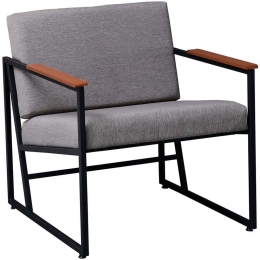 Πολυθρόνα Vanta 118BRN1203 70x75x74cm Grey