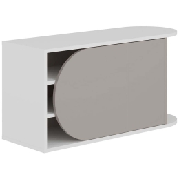 Παπουτσοθήκη Nova 855DTE5171 104x37x50cm White-Light Mocha Μοριοσανίδα, Μελαμίνη