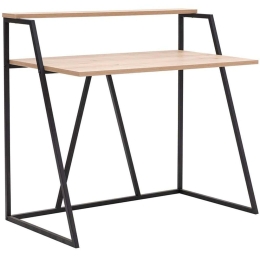 Γραφείο Lissa Rafli 550ARN3431 105x60x90cm Oak-Black