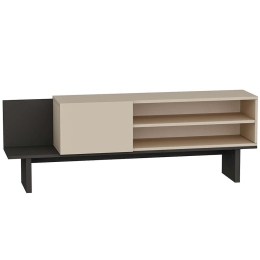 Έπιπλο Τηλεόρασης Frank 550ARN3445 175x34x55,6cm Anthracite-Beige