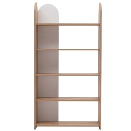 Βιβλιοθήκη Mindy 550ARN3451 90x30x180cm Oak-White