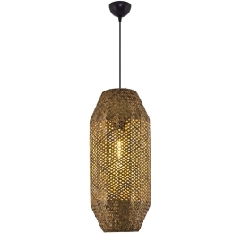 Φωτιστικό Οροφής 701CHD1777 Φ30x120cm 1xE27 24W Oak Opviq