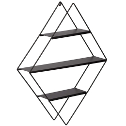 Ραφιέρα Τοίχου Casey 835PUQ6281 50x10x66cm Black