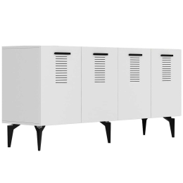 Μπουφές Asimo 475OLV2768 150x40x79cm White Μοριοσανίδα, Μελαμίνη