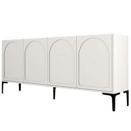 Μπουφές Lyon 845HCT5531 180x35x79cm Cream Particle Board, Melamine