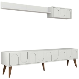 Σύνθεση Τηλεόρασης Lyon 845HCT5586 180x35x44cm White