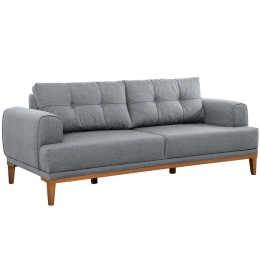 Καναπές Τριθέσιος Vina 867UNQ2211 223x94x82cm Grey