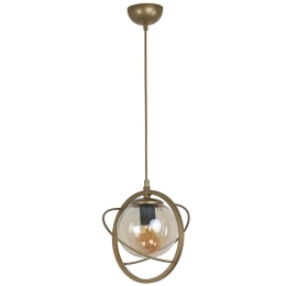 Φωτιστικό Οροφής Nepal 846STL1671 Φ25x70cm 1xE27 40W Gold Opviq