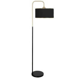 Φωτιστικό Δαπέδου Potenza 461MRL1224 Φ40x160cm E27 40W Gold-Black Opviq