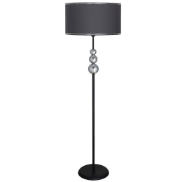 Φωτιστικό Δαπέδου Uclu 461MRL1234 Φ40x160cm E27 40W Black-Chrome Opviq