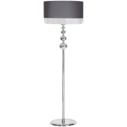 Φωτιστικό Δαπέδου Vega 461MRL1243 Φ40x160cm E27 40W Grey-Chrome Opviq