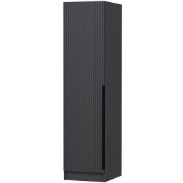 Ντουλάπα Μονόφυλλη Minar Kale 506MNR3604 45x52x210cm Anthracite Μονόφυλλη