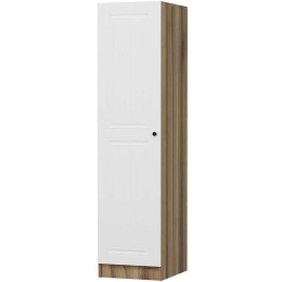 Ντουλάπα Μονόφυλλη Minar Kale 506MNR3660 45x52x210cm Oak-White Μονόφυλλη