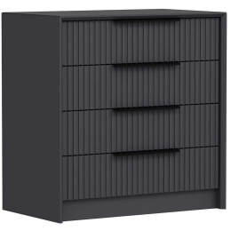 Συρταριέρα Kale Luxe 506MNR1532 72x45x77cm Anthracite