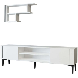 Σύνθεση Τηλεόρασης Snow 382NRC1146 140x29,6x44,6cm White