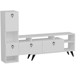 Σύνθεση Τηλεόρασης Emmy 505CRL1929 184,8x35x120cm White