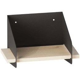 Ράφι Τοίχου Short Arm 491CRT1301 30x19x20cm Black