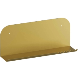 Ράφι Τοίχου Long Pouch 491CRT1310 55x12x23cm Gold