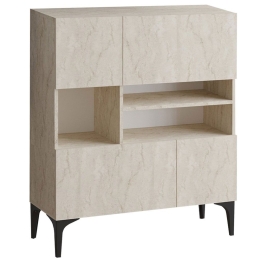 Μπουφές Krista 793ELG1812 100x125x35cm Beige