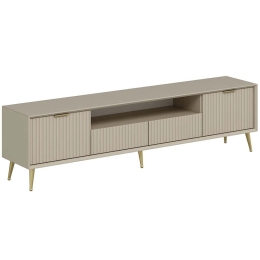 Έπιπλο Τηλεόρασης Luxe 506MNR1156 180x35x45cm Sand