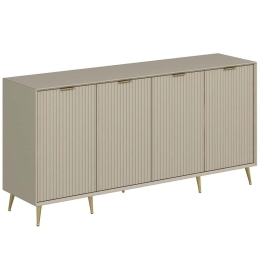 Μπουφές Luxe 506MNR1317 180x45x90cm Sand Μοριοσανίδα, Μελαμίνη